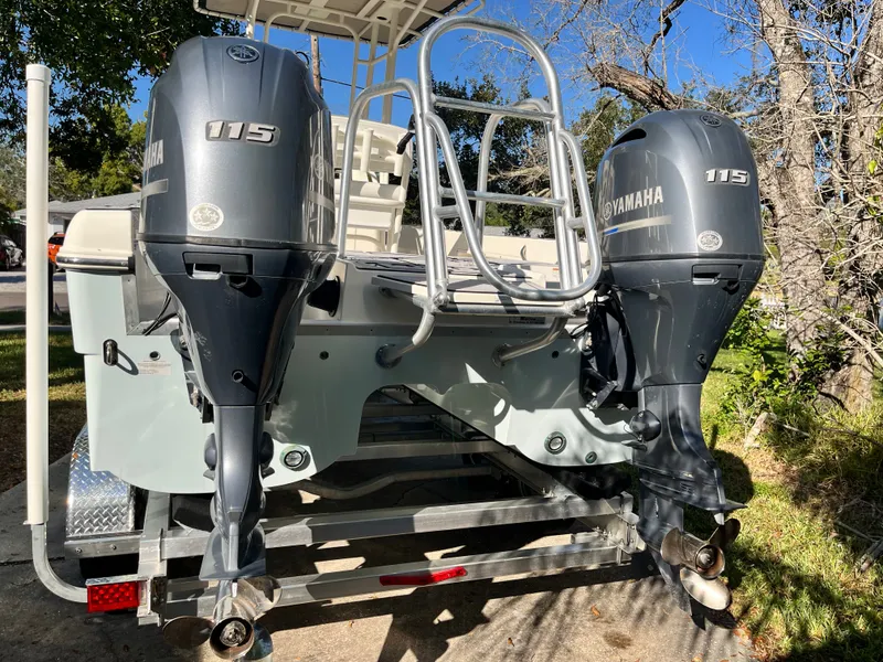 Slide: The Image of 2019 World Cat 230 CC with Yamaha 115 engines. - 10