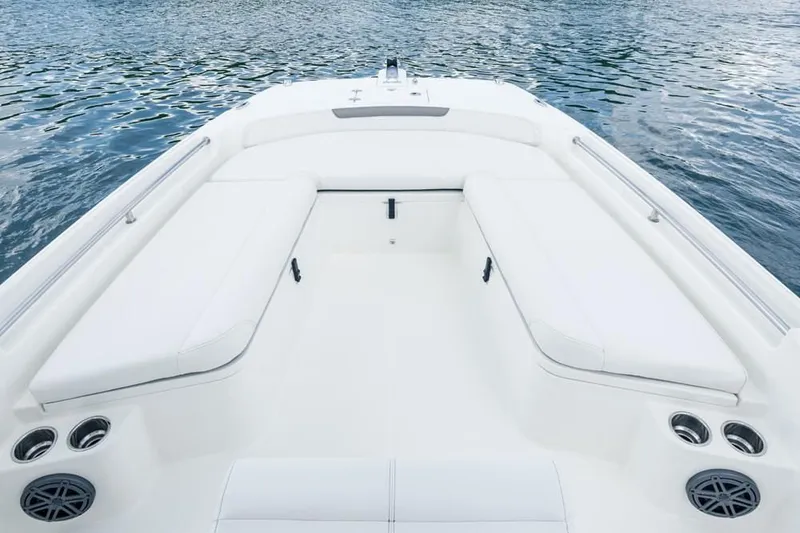Slide: The Image of Interior view of World Cat 230 CC boat, 2019 model. - 38