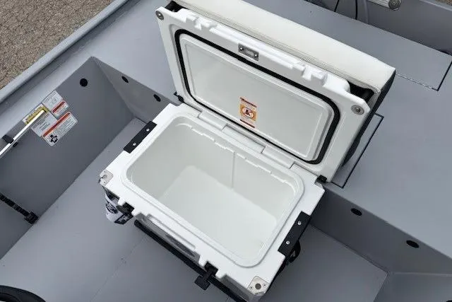 Slide: The Image of Open storage compartment in 2026 Tracker Bass Tracker Classic CC boat. - 15