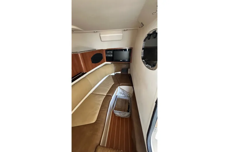 Slide: The Image of Control panel of 2013 Grady-White Freedom 335 boat interior. - 35