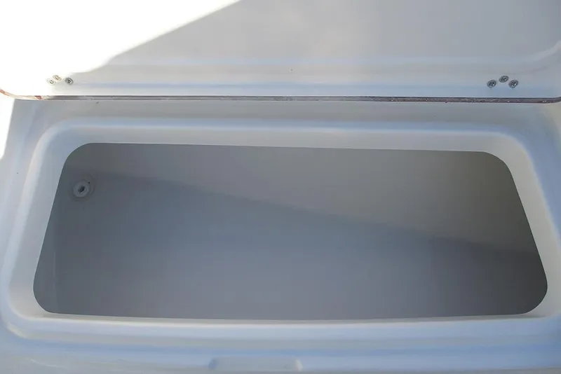 Slide: The Image of Open storage compartment on 2026 Sea Pro 292 Offshore boat. - 19