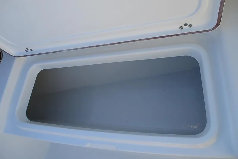 Slide: The Image of Open storage compartment on 2026 Sea Pro 292 Offshore boat. - 20