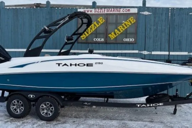 The Image of 2025 Tahoe 2150 boat on trailer at Sizzle Marine, Ohio dealership. - 0