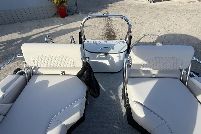 Slide: The Image of 2026 Avalon 2385 Catalina Quad Lounger interior with luxurious seating and modern design. - 26