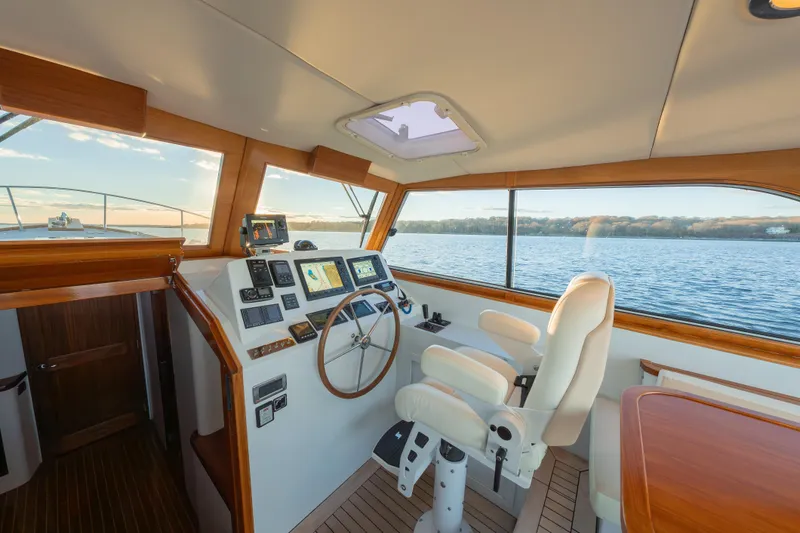 Slide: The Image of helm and companionway - 16