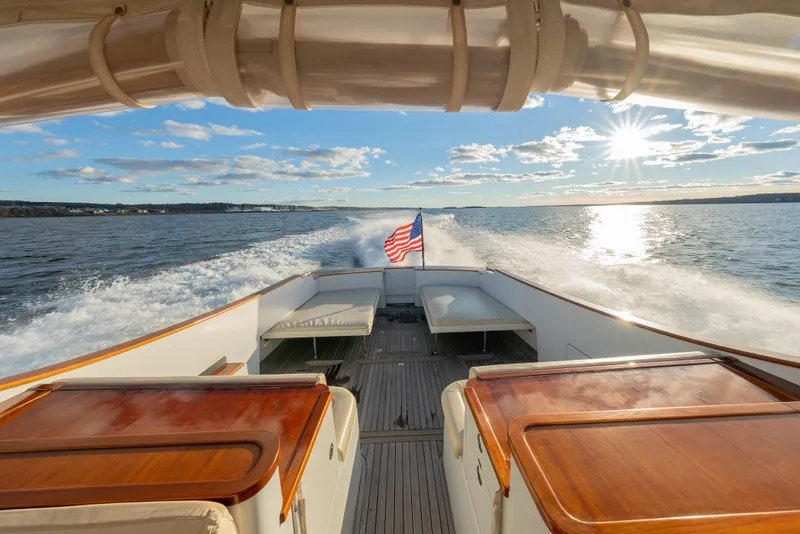 Slide: The Image of looking aft from the bridge deck running - 9