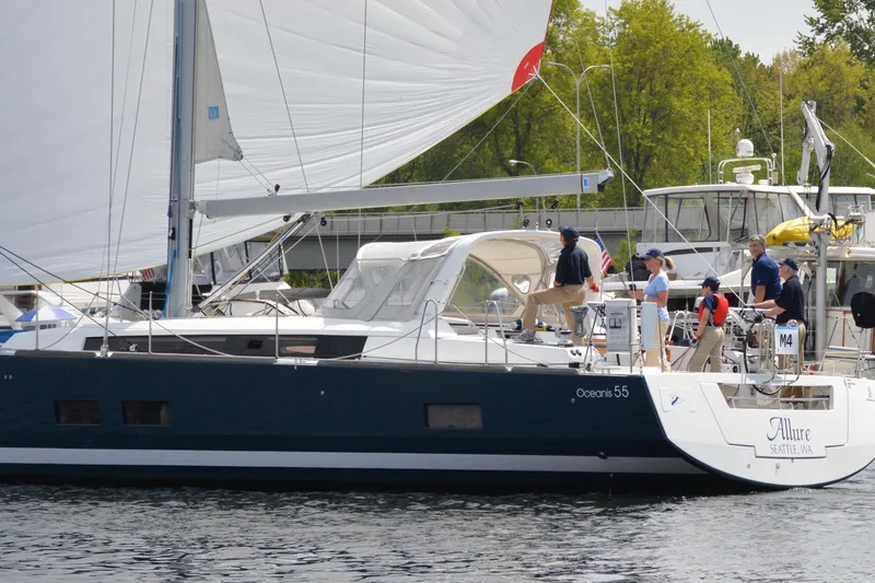Slide: The Image of PNW Opening Day for Boating Parade (Sail & Power). Montlake Cut - Seattle, WA. - 6