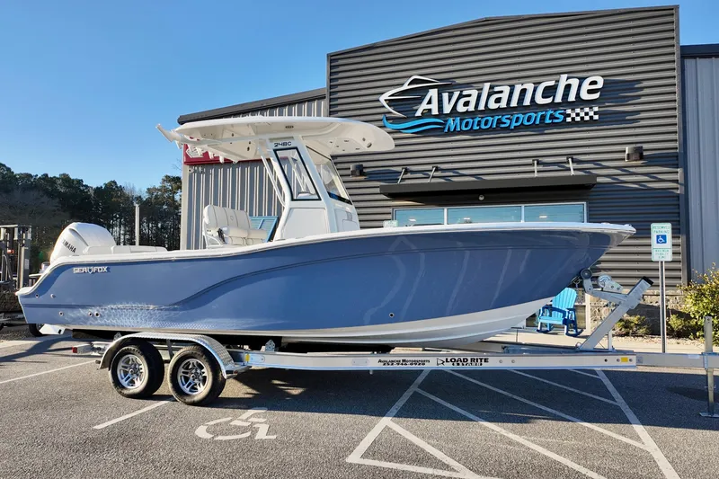 The Image of 2026 Sea Fox 248 Commander boat on trailer at Avalanche Motorsports. - 0