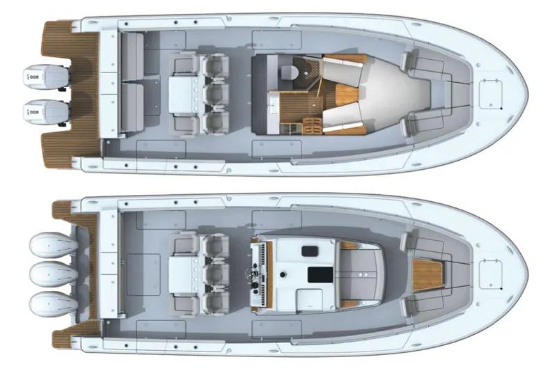 Slide: The Image of Manufacturer Provided Image: Layout of Southport 38 FE boat, 2026 model. - 9