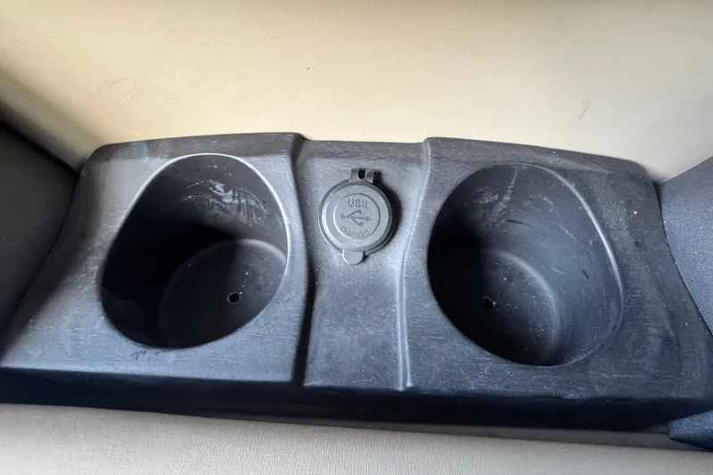 Slide: The Image of 2023 Sylvan L5 CLZ cup holders with USB charging port. - 16