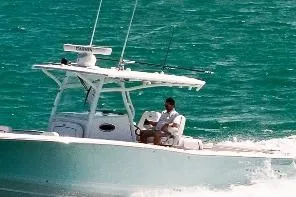 Slide: The Image of 2026 Southport 30 FE Volvo Penta boat on the sea. - 4