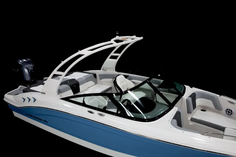 Slide: The Image of Manufacturer Provided Image: 2026 Chaparral 21 SSi OB boat with sleek design and modern features. - 5