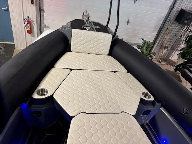 Slide: The Image of Interior view of 2026 Highfield ADV7 with cushioned seating. - 8