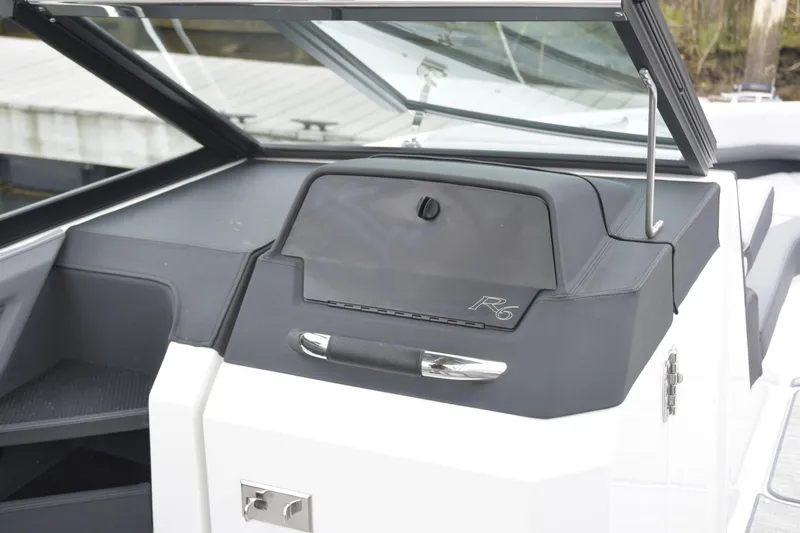 Slide: The Image of 2022 Cobalt R6 Outboard dashboard with sleek design and modern features. - 17
