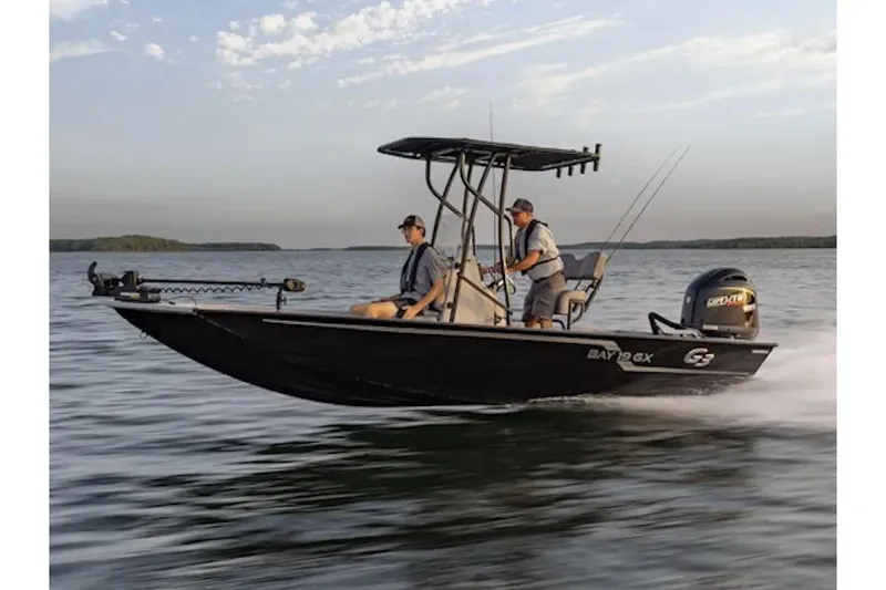 The Image of 2026 G3 Bay 19 GX boat cruising on a lake with two passengers. - 0