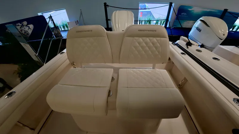 Slide: The Image of Interior of Grady-White Fisherman 216 boat, model year 2026. - 15