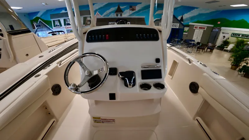 Slide: The Image of Interior view of 2026 Grady-White Fisherman 216 boat. - 16