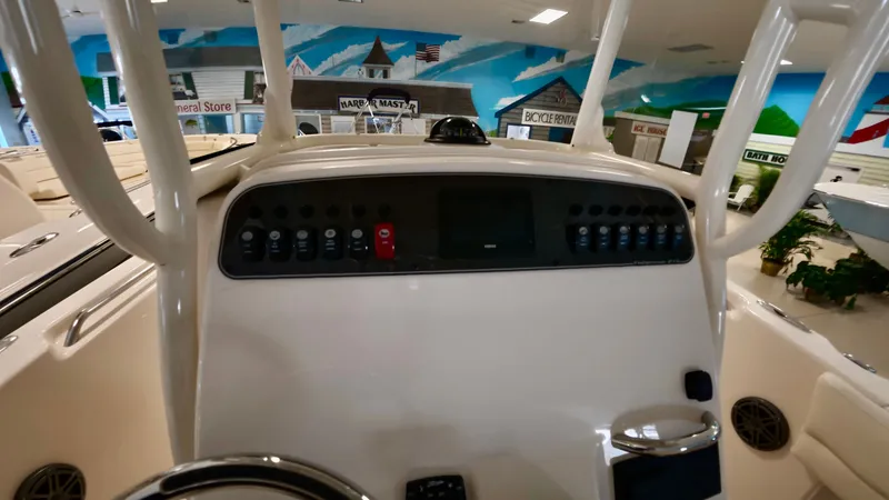 Slide: The Image of Interior view of the 2026 Grady-White Fisherman 216 boat. - 19