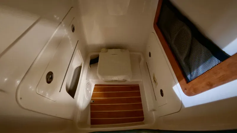 Slide: The Image of Interior of Grady-White Fisherman 216 boat, model year 2026. - 21