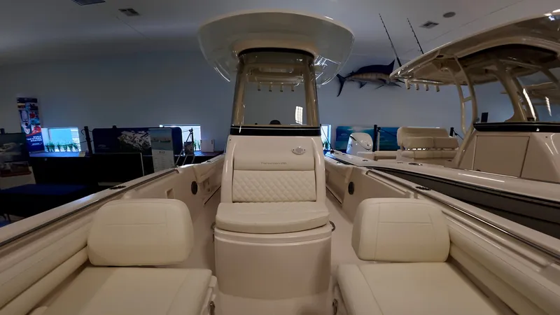Slide: The Image of Interior view of the 2026 Grady-White Fisherman 216 boat. - 25