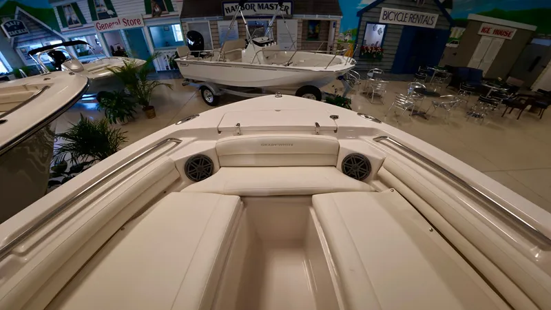 Slide: The Image of Interior view of the 2026 Grady-White Fisherman 216 boat. - 28