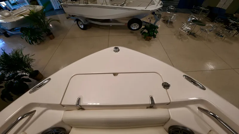Slide: The Image of Grady-White Fisherman 216 boat in showroom, 2026 model. - 29