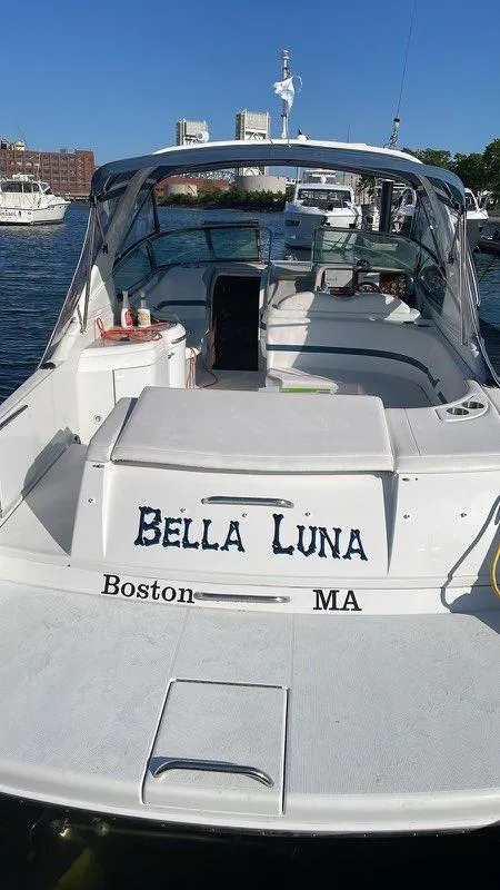 Slide: The Image of 2005 Formula 330 Sun Sport boat named Bella Luna docked in Boston, MA. - 8
