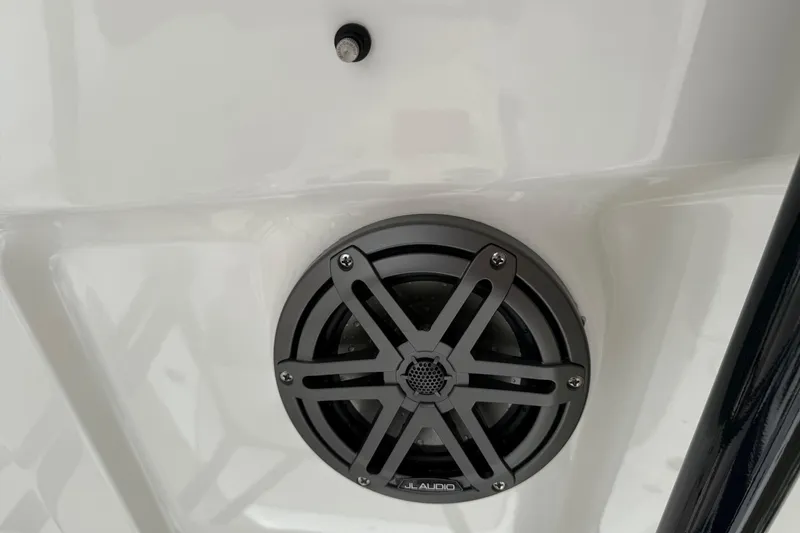 Slide: The Image of JL Audio speaker on Sea Hunt BX 22 BR boat, 2026 model. - 21