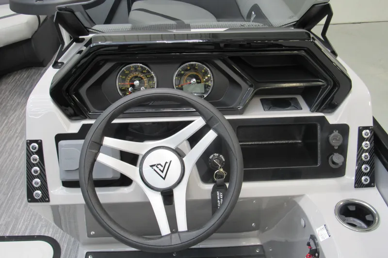 Slide: The Image of 2026 Viaggio Lago X22S dashboard with steering wheel and instrument panel. - 4