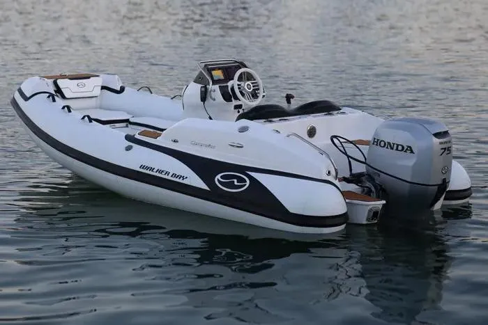 The Image of Manufacturer Provided Image: Walker Bay Generation 15 boat, 2026 model, with Honda engine on calm water. - 0