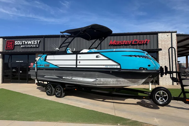 Slide: The Image of 2020 Montara Surf Boss boat at Southwest Watersports dealership. - 0