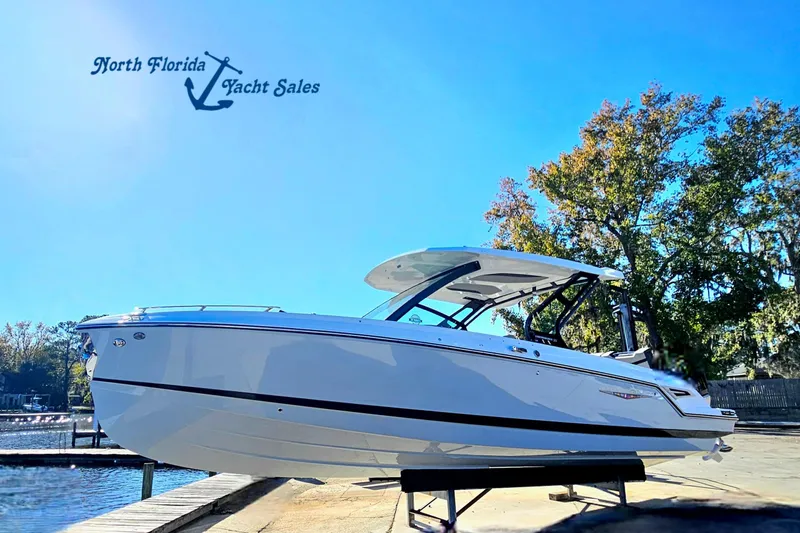The Image of 2026 Monterey Elite 30 OB boat displayed at North Florida Yacht Sales. - 0