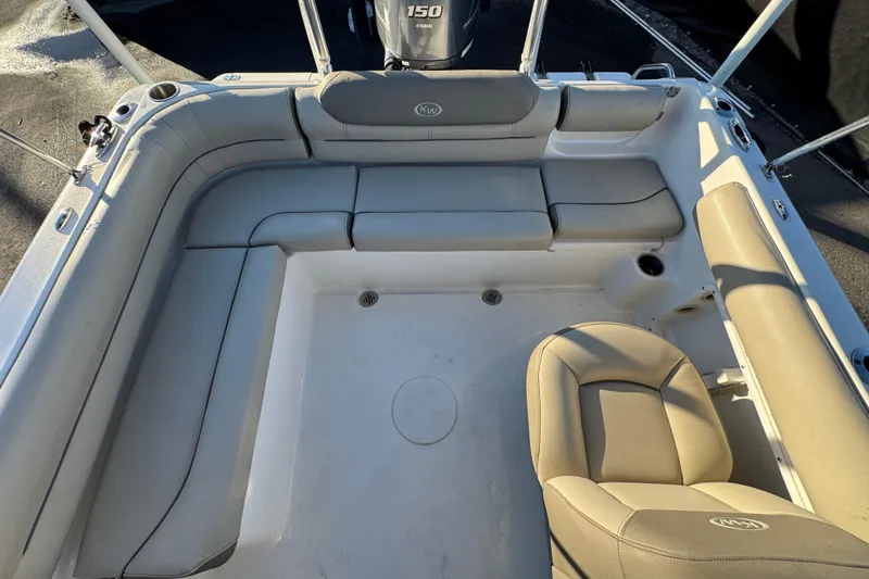 Slide: The Image of Interior of a 2021 Key West 203 DFS boat. - 47