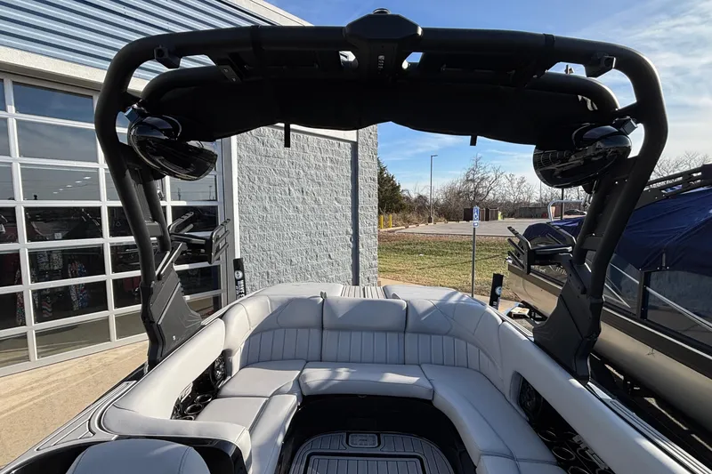 Slide: The Image of 2026 MB B52 23 Classic boat interior with sleek seating and modern design. - 10