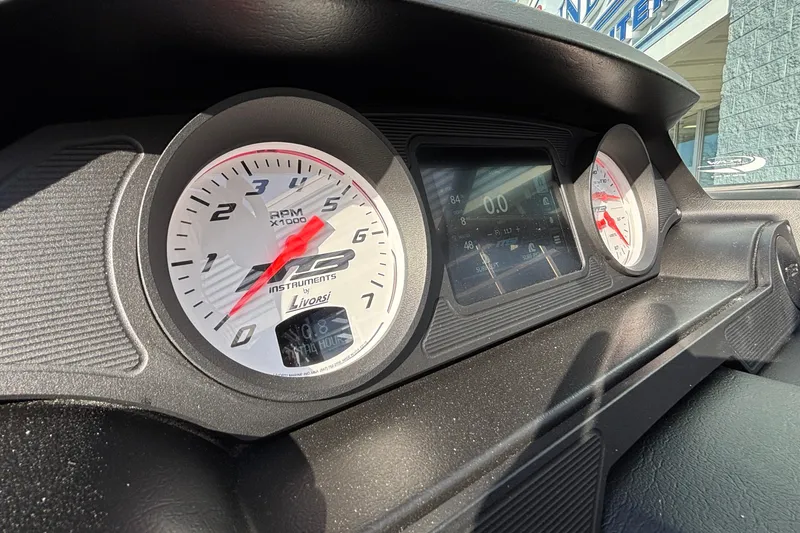 Slide: The Image of Dashboard of 2026 MB B52 23 Classic with RPM gauge and digital display. - 5