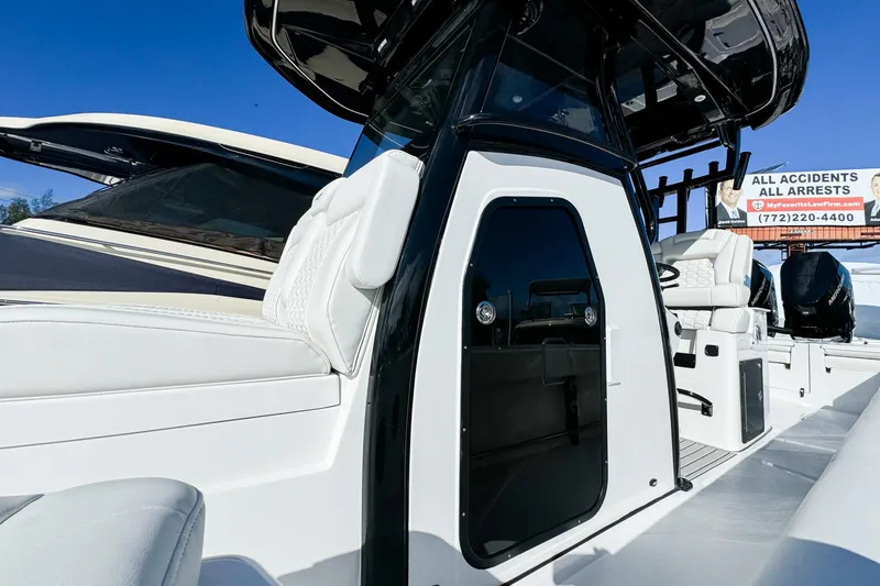 Slide: The Image of 2026 Tidewater 3100 Carolina Bay boat with sleek design and modern features. - 15