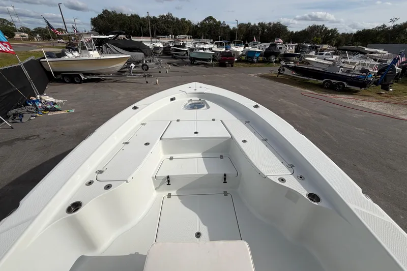 Slide: The Image of Switch panel on 2018 Blue Wave 2800 Pure Hybrid boat, featuring courtesy lights and accessories. - 37