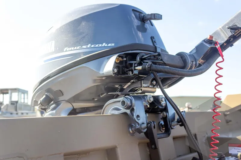 Slide: The Image of 2026 G3 Gator Tough 1548 VBW boat with Yamaha four-stroke outboard motor. - 29