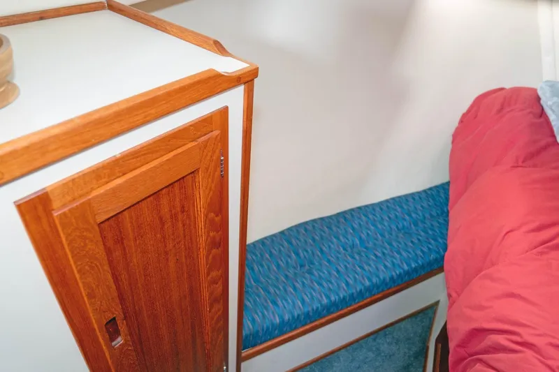 Slide: The Image of Nordic Tugs 32 - Forward Cabin Storage - 7