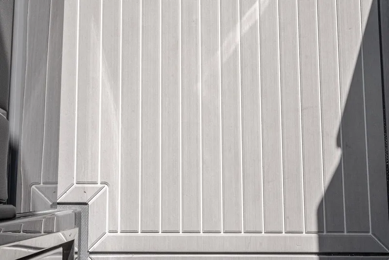 Slide: The Image of Deck of Cruisers Yachts 42 GLS 2023, modern design. - 16