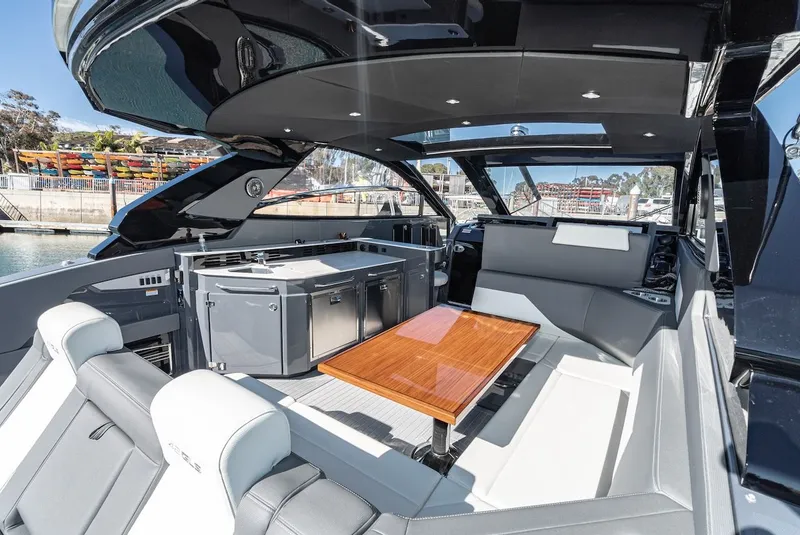 Slide: The Image of Interior of 2023 Cruisers Yachts 42 GLS with modern amenities. - 20