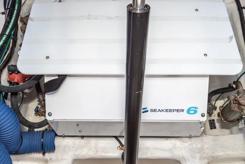 Slide: The Image of Seakeeper 6 in 2023 Cruisers Yachts 42 GLS engine room. - 41
