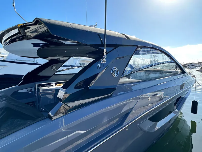 Slide: The Image of Black hard top Fusion gray hullside gelcoat - 69