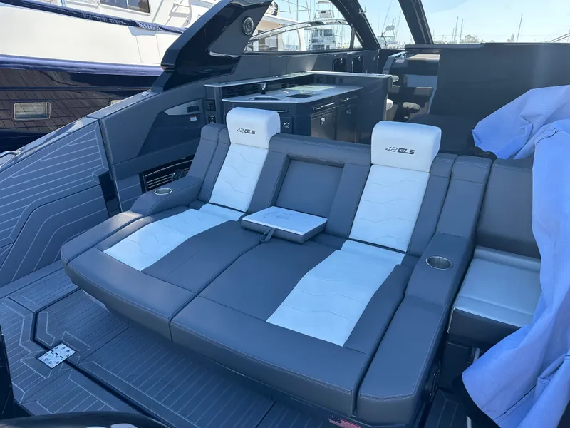 Slide: The Image of Lounger seat upgrade option with fold down mini table - 47