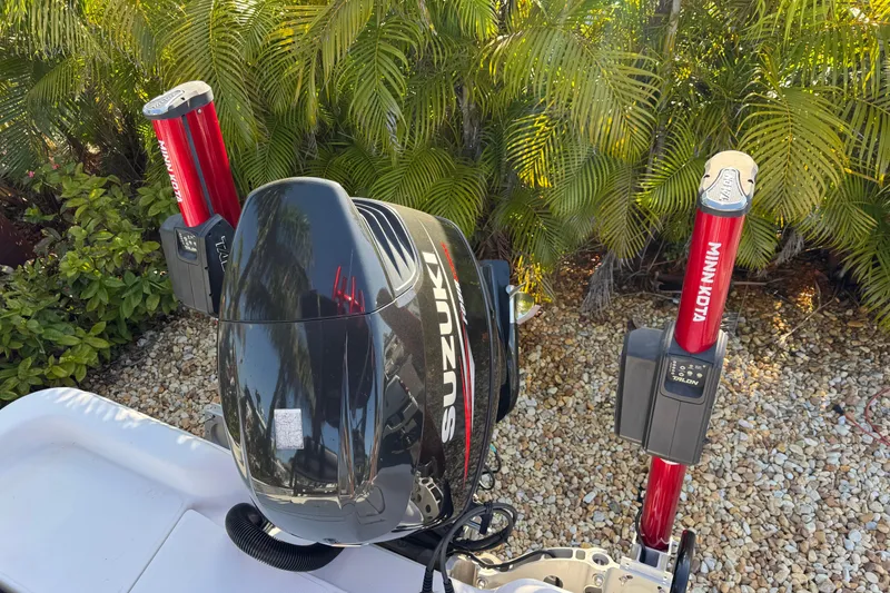 Slide: The Image of 2016 Blue Wave 2200 boat with Suzuki engine and Minn Kota Talon anchors. - 33