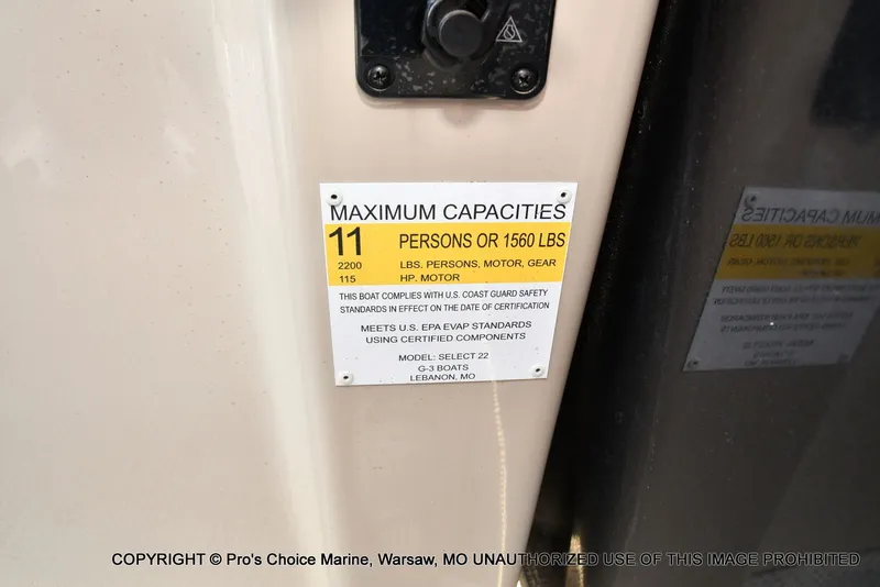Slide: The Image of G3 SunCatcher Select 22RF w/115 Yamaha 2021 - 35