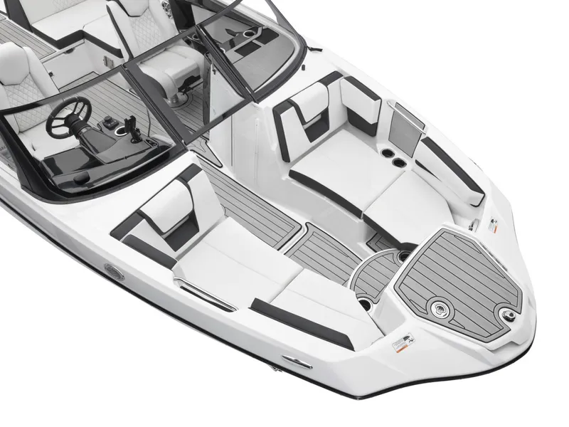 Slide: The Image of Interior view of 2025 Yamaha Boats 222S with luxurious design. - 15