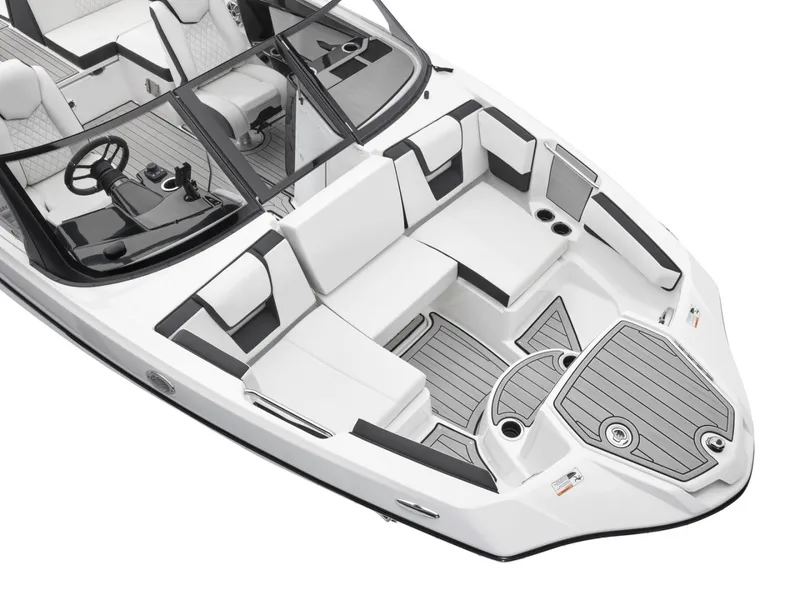 Slide: The Image of Interior view of 2025 Yamaha Boats 222S with stylish design. - 17