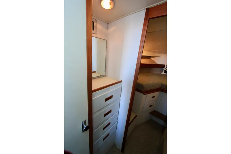 Slide: The Image of Portside closets and drawers. - 41