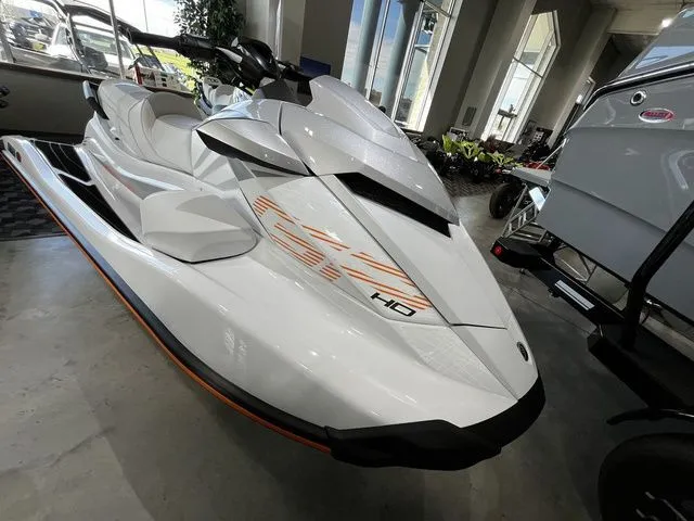Slide: The Image of 2026 Yamaha WaveRunner GP SVHO in a showroom. - 3